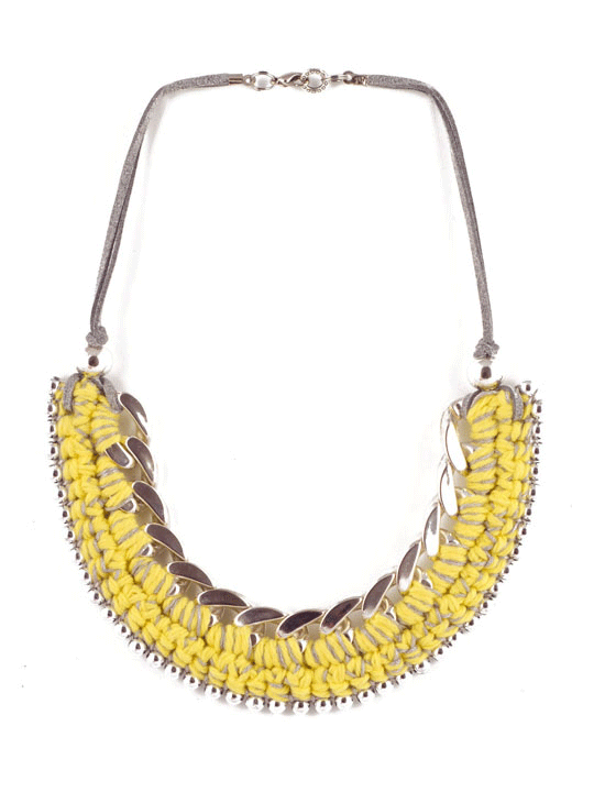 Tarim-necklace-yellow-silver